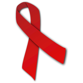 Von Gary van der Merwe - graphics by Niki K Aids Awareness Red Ribbon Lapel pins http://www.aochiworld.com/, CC BY-SA 3.0, https://commons.wikimedia.org/w/index.php?curid=1460095
