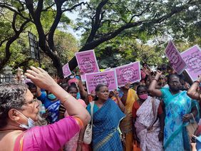 Indien Frauenproteste