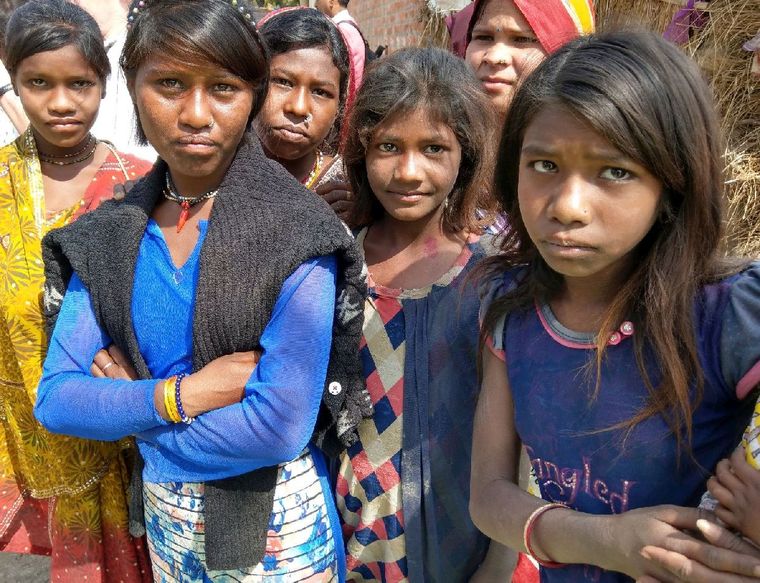 Musahar Kinder in Indien