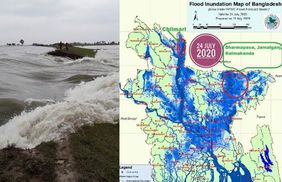 Flut Bangladesch flood bangladesh 
