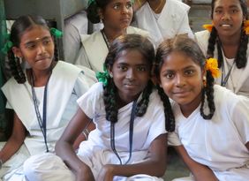 Indien: Mädchen in der Schule