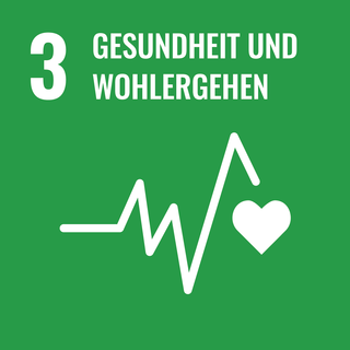 Logo SDG 3: Gesundheit und Wohlergehen