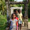 lachende Kinder in Indien