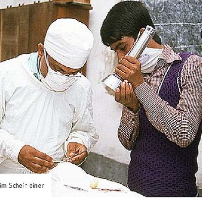 Augenoperation in Bangladesch 1974