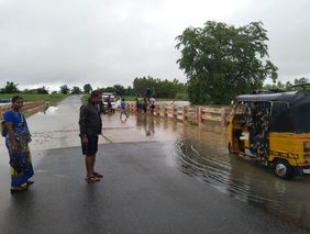 Indien Monsunregen