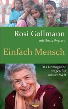 Buchcover "Einfach Mensch" von Rosi Gollmann